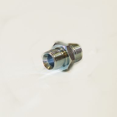 Plated Steel Nipple 3/8 x 3/8 (00014)