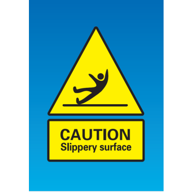 Slippery Floor Sign