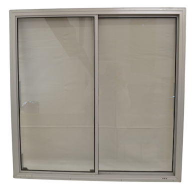 945x945mm Single Glazed Aluminium Sliding Glazing Unit